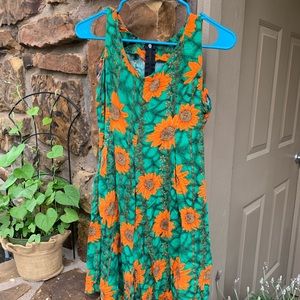 Vintage sunflower romper